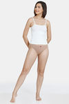 Zivame Girls Knit Cotton Camisole - Snow White — thumbnail 4